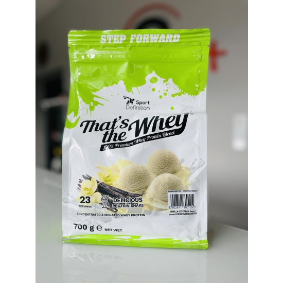 That's The Whey  połaczenie IZOLATU i KONCENTRATU lody waniliowe 700g