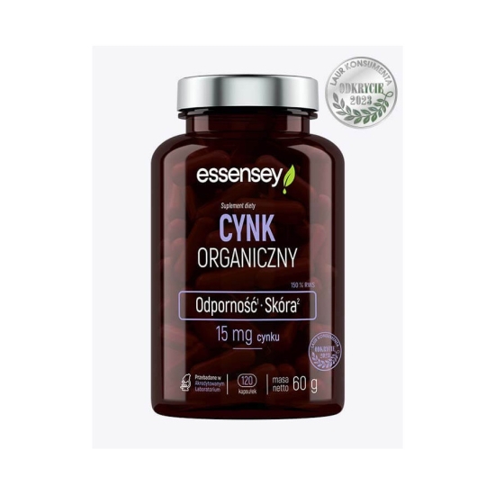 CYNK ORGANICZNY odporność skóra metabolizm 15 mg